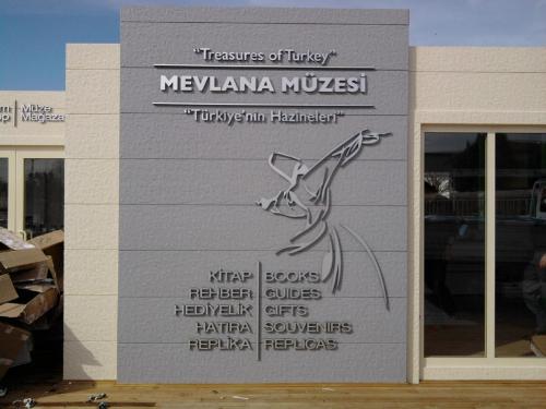 MEVLANA MÜZESİ CEPHE YAZILARI KONYA 2015-